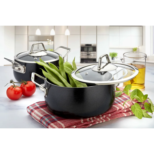 Zest Gusto 6-piece Non-stick Granite Cookware Set