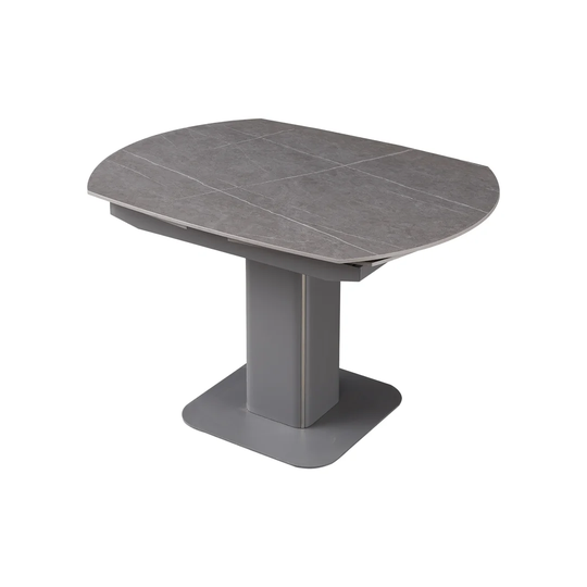 Valerius Dark Grey Swivel Ext. Dining Table