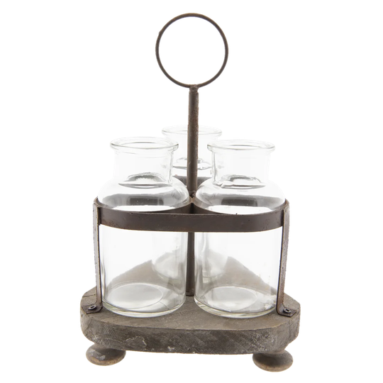 Bucareli 3 Bottle Tabletop Wine Rack