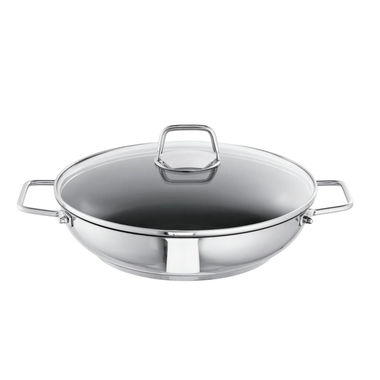 Schulte Ufer Wega Induction Compatible Non-Stick Specialty Pan with Lid