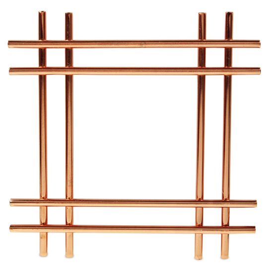 Cross Copper Kitchen Worktop Trivet Surface Protector Hot Pan Pot Stand Holder