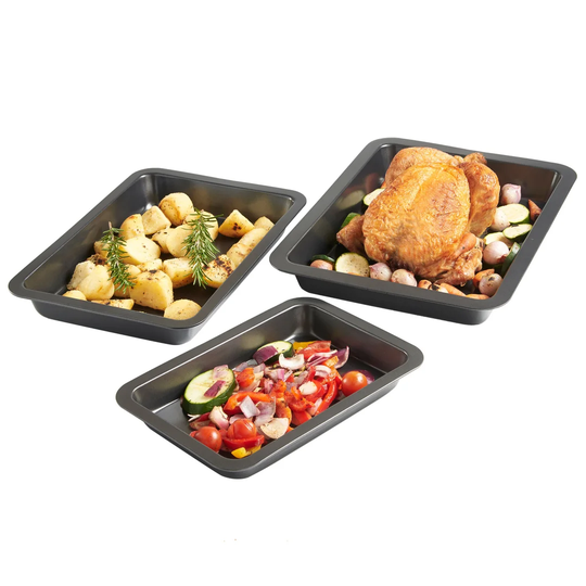 Ida 3 Piece Carbon Steel Baking Tr