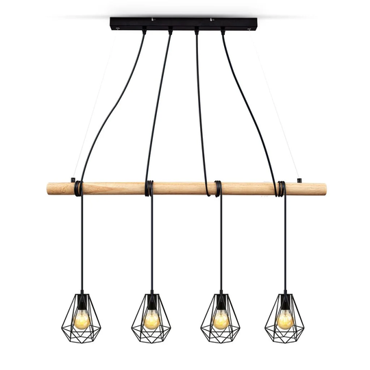 Jagger 4 - Light Kitchen Island Geometric Pendant