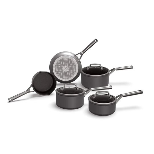 Belfry Kitchen Ruiz 8 Piece Aluminium Non Stick Cookware Set