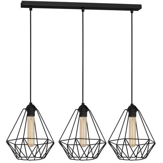 Aerne 3-Light Kitchen Island Geometric Pendant