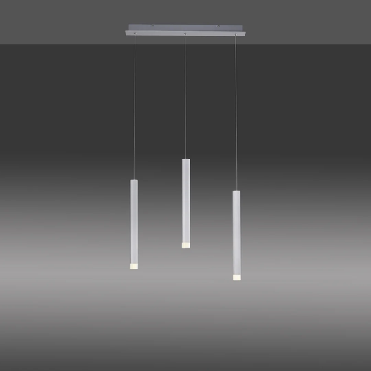 3-Light Kitchen Island Cylinder LED Pendant