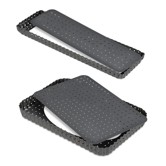 Tart Pan With Holes Set Of 2