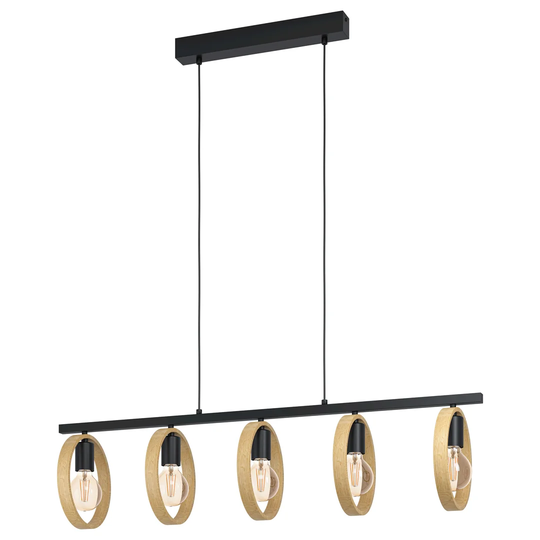 Pepe 5-Light Kitchen Island Modern Linear Pendant