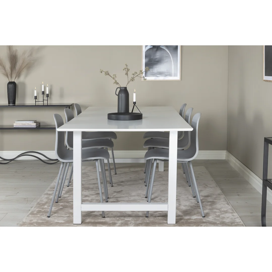 Dining Set, Count Dining Table With Actic Dining Chairs