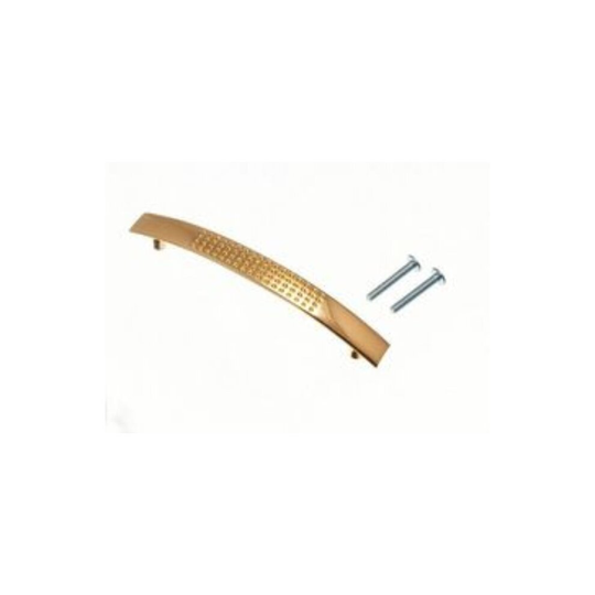 Brass Kitchen Cabinet Dimple Pull Door D Handle 96mm