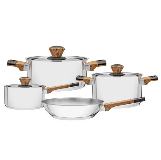 Tramontina Tramontina 4 Pieces Stainless Steel Cookware Set