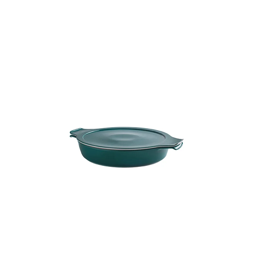 Flat Stock Pot with Lid