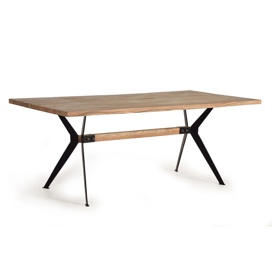 Morada 60 Iron Cm Trestle Dining Table