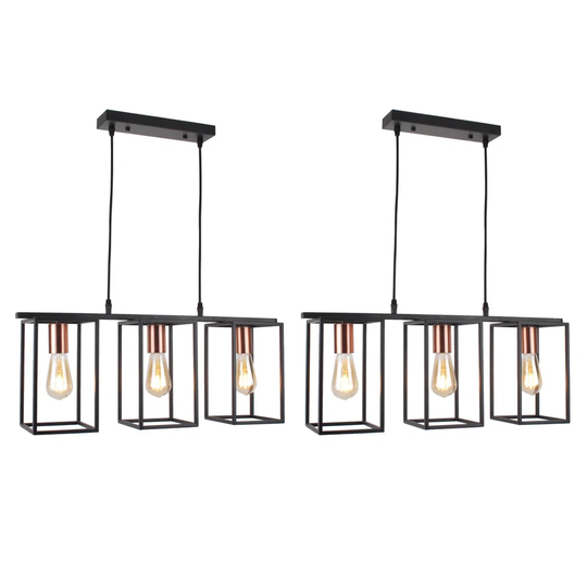 Grigoriy 3 - Light Kitchen Island Rectangle Pendant
