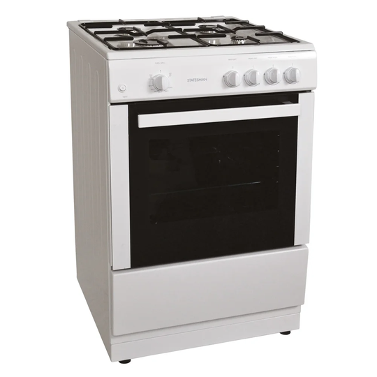 60cm Single Cavity Gas Cooker with Gas Hob