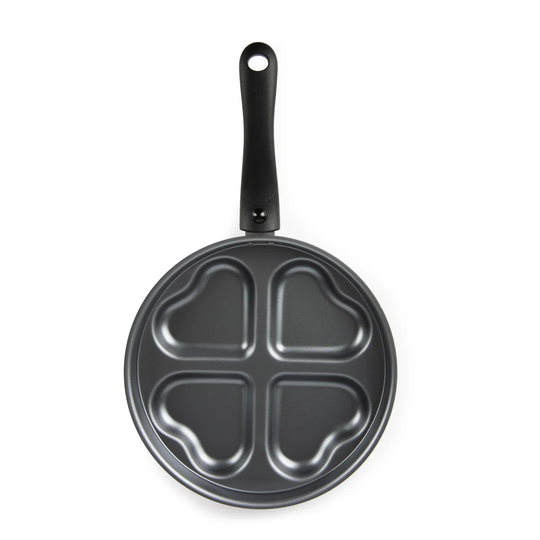 Heart 4 Hearts Compartments Pan W/Removable Handle 28 Cm