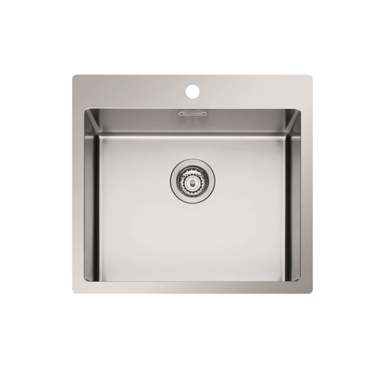 Radius Single Bowl Flush Mount Kitchen Sink