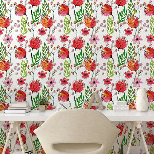 Larkson Matte Peel and Stick Wallpaper Roll