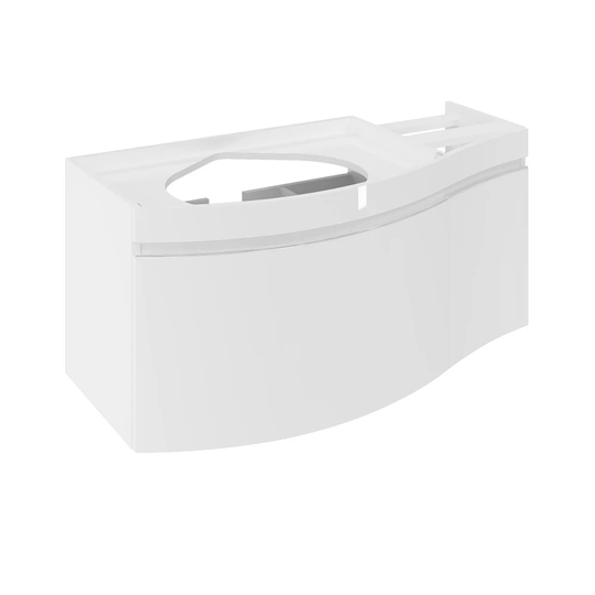 Trevino 111cm Wall Mounted Under Sink Storage Unit