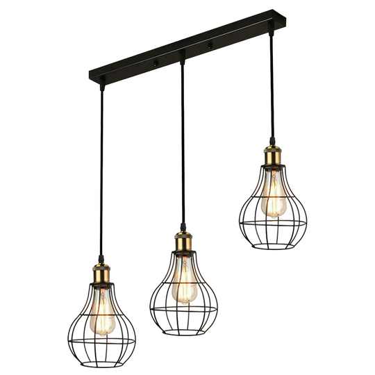 Aucoin 3-Light Kitchen Island Dome Pendant