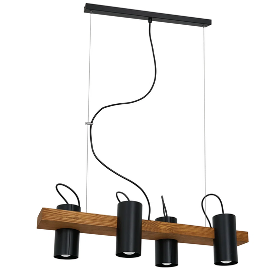 Addis 4-Light Kitchen Island Cylinder Pendant