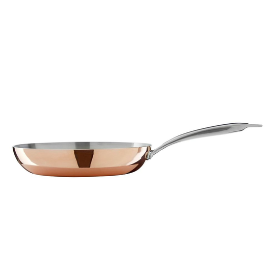 Minerva 26Cm Frying Pan, Copper / Tri Ply, Stainless Steel Handle