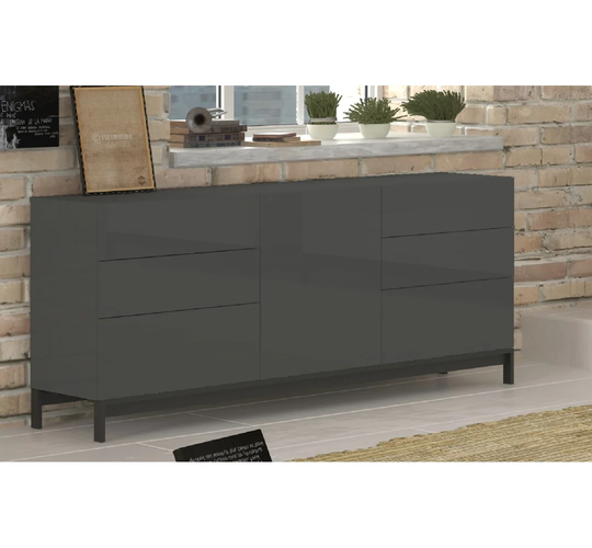 Feliciano 170 Cm Wide 6 Drawer Sideboard