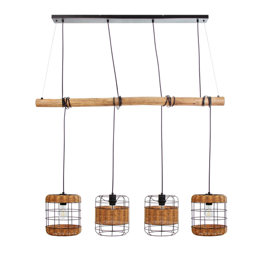 Dovercliff 1 - Light Kitchen Island Cylinder Pendant