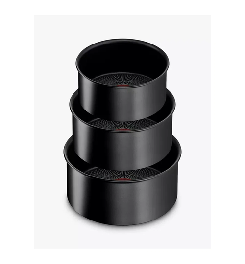 Ingenio 4-Piece Eco-Resist Pan Set Black