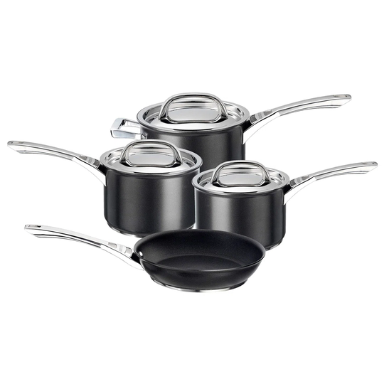 Belfry Kitchen Shapiro 7 Pieces Hard-Anodised Aluminium Non Stick Cookware Set