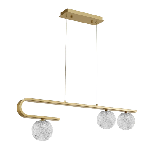 Flack 3-Light Kitchen Island Globe Pendant