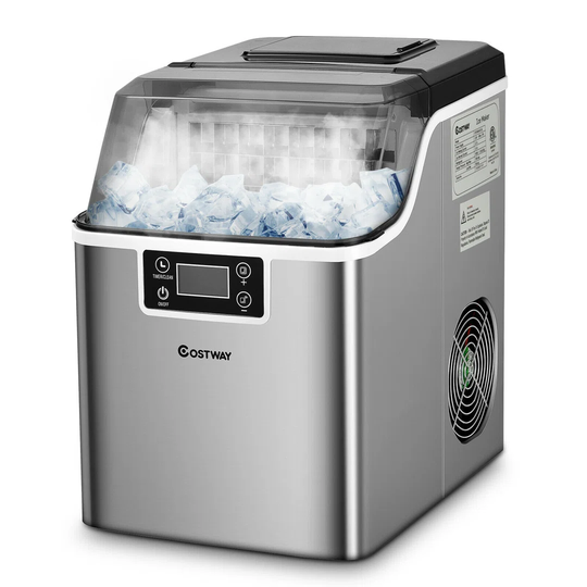 Costway 39.68 lb. Daily Production Clear Ice Portable Ice Maker