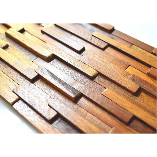 Harthe Reclaimed 30 cm x 30 cm Wood Look Tile in Brown