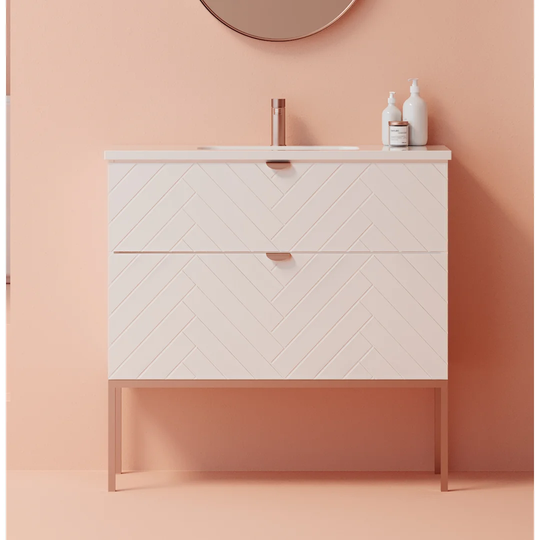 Hainsworth 1000mm Free-standing Single Vanity Unit