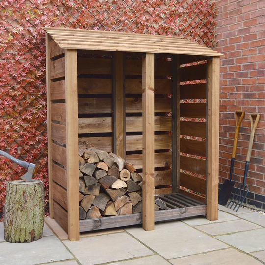 Cottesmore 6 Ft. x 3 Ft. Wood Log Store