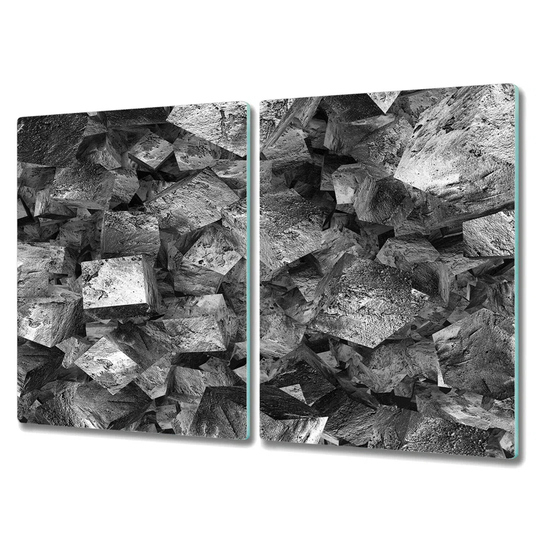 Movses Tempered Glass Lumps Chopping Board