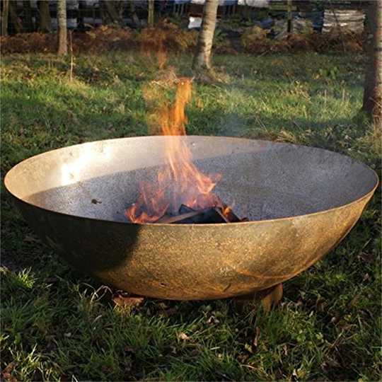 Downers 19.5Cm H x 70Cm W Stainless Steel Wood Burning Outdoor Fire Pit