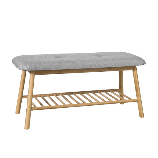 Kriday Wood Storage Bench