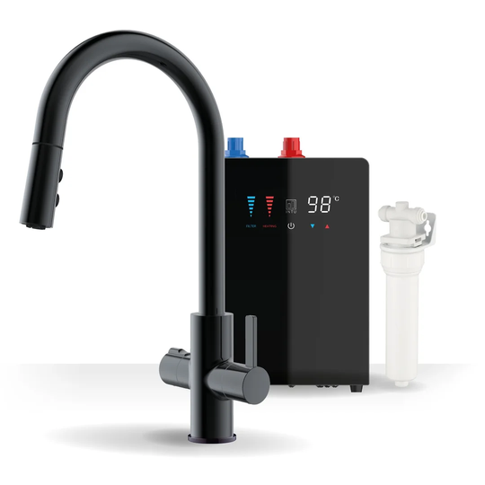 Bromsgrove Pull Down Twin Lever Monobloc Tap