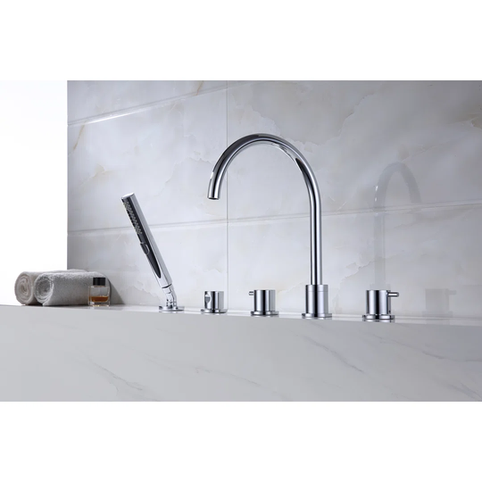 Harbourside Deck Mounted Bath Shower Mixer