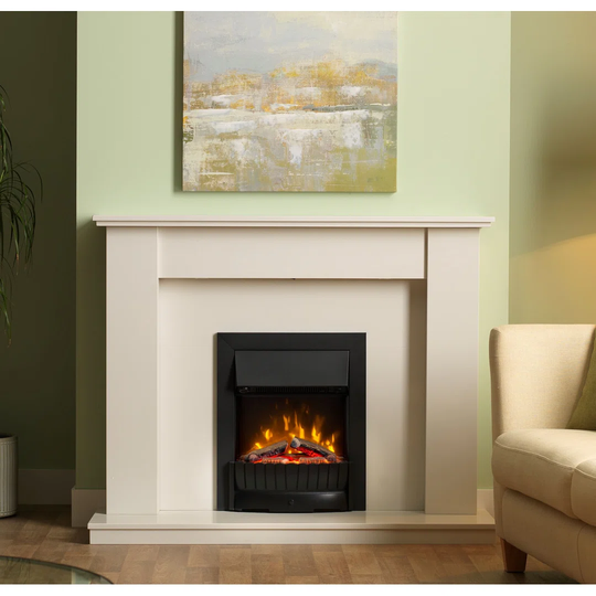 Dimplex Clement Optiflame Inset Flame Effect Electric Fire with Logs, 52.3cm W