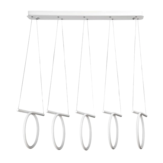 Sandie 5-Light LED Geometric Pendant