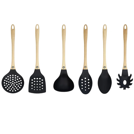 Belfry Kitchen Utensils Set Of 6 Maple Wood Handles