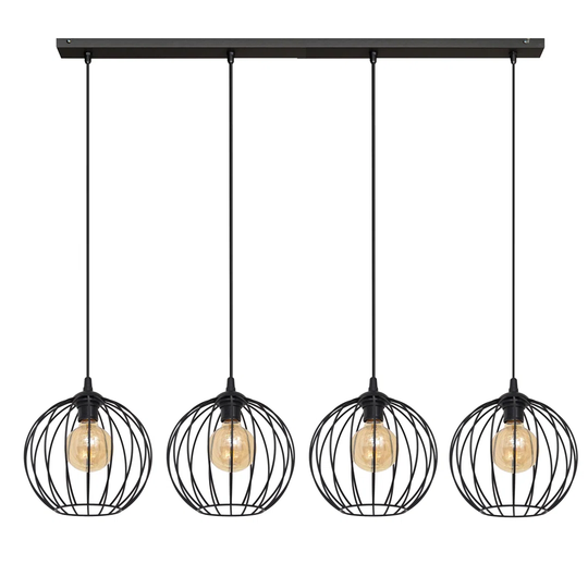 Heffington 4-Light Kitchen Island Linear Pendant