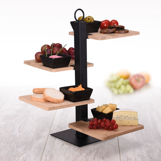 (4) 3 4 Tier Cupcake Stand Display Food Centrepiece