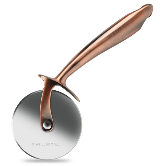 Pizza Cutter Made Of Stainless Steel, Pizza Roller, Pizza Knife, Pizza Wheel, Pizza Cutter With Oval Handle Shape For Comfortable Handling.