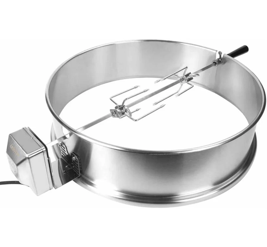 Stainless Steel Rotisserie Ring Kit for Weber 22" Kettle Grill