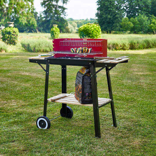 Dakota Fields 86cm Portable Charcoal BBQ
