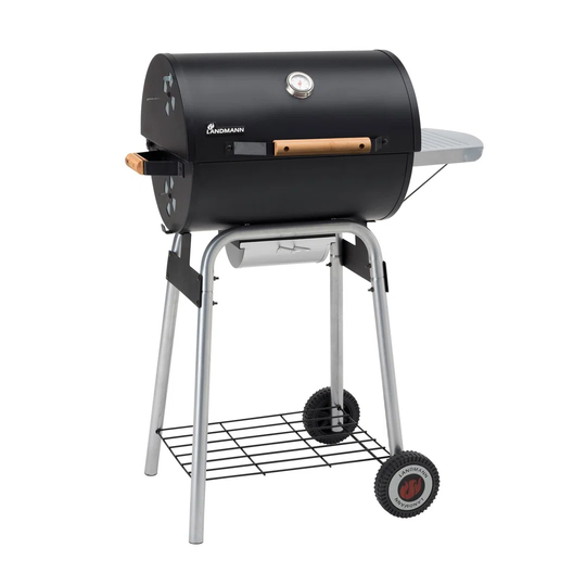 LANDMANN 103Cm Barrel Charcoal BBQ