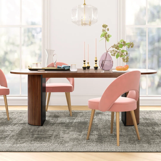 Summy 200 Cm Double Pedestal Dining Table